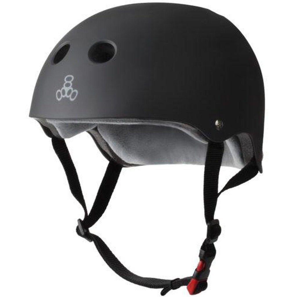 Triple 8 The Certified Helmet SS Black Rubber