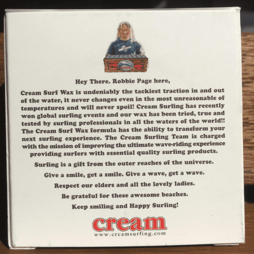 Cream Surf Wax - BrisKites